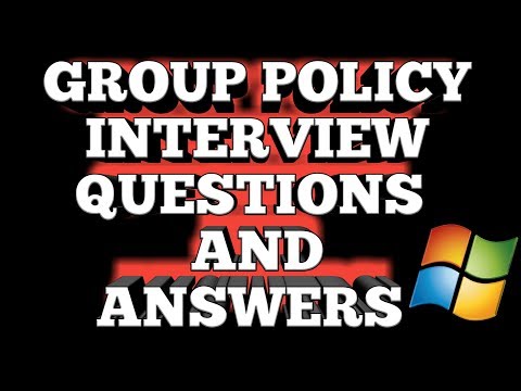 فيديو: كيفية إزالة سياسة المجموعة