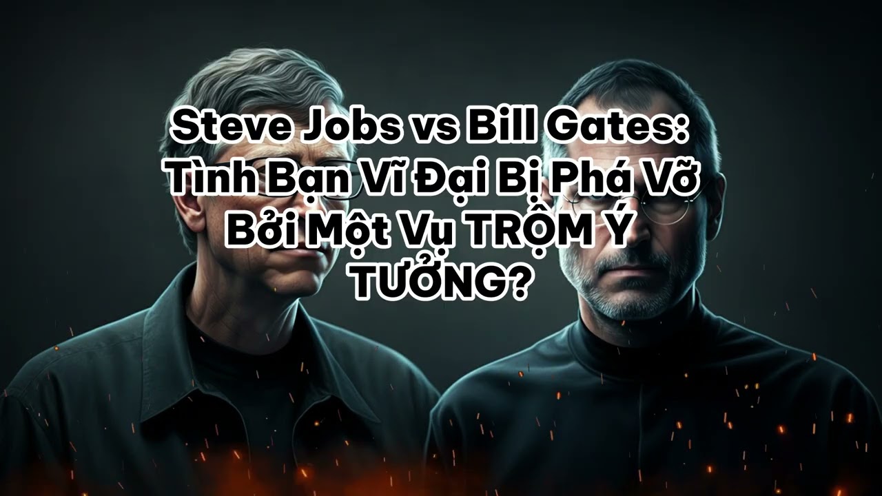 Steve Jobs vs Bill Gates: Tình Bạn Vĩ Đại Bị Phá Vỡ Bởi Một Vụ 'TRỘM Ý TƯỞNG'?