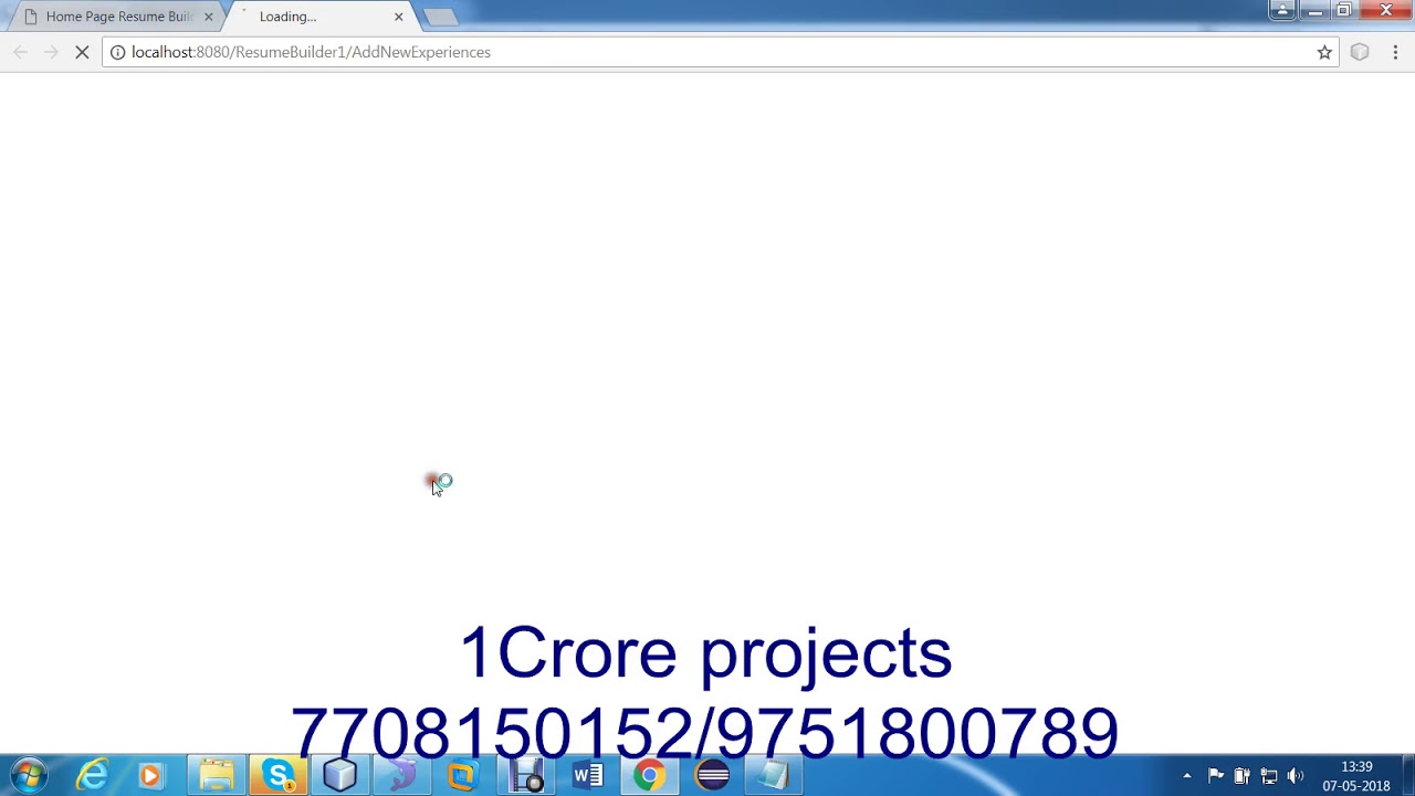 Online Resume Builder Using Java-1crore Projects - YouTube