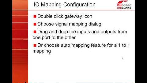 Tutorial video from Hilscher Gateway