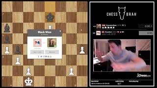 Time scramble against Alexandra Botez goes poorly (CAUTION HEADPHONE USERS)