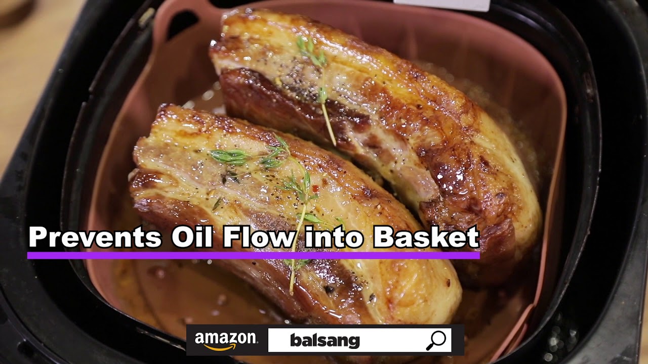 Balsang Air Fryer Silicone Pot YouTube
