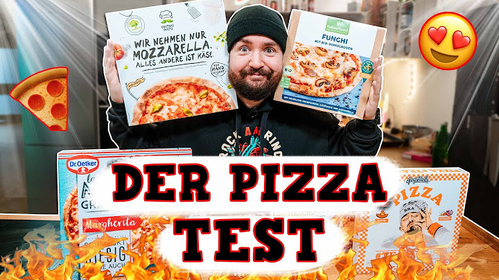 Wir TESTEN die BESTEN TIEFKÜHLPIZZAS