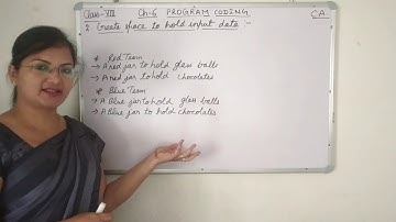 CBSE CA(Computer Application) Class-8 Ch-6 Program Coding Part-3