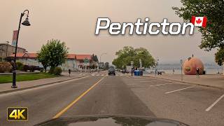 Penticton in Thick Wildfire Smoke 🇨🇦 | Bald Range Wildfire Okanagan Valley | August 9, 2026