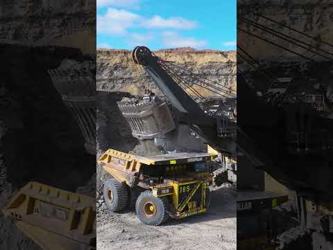 One of the Largest Shovels in the World #construction #constructionequipment #mining #engineering