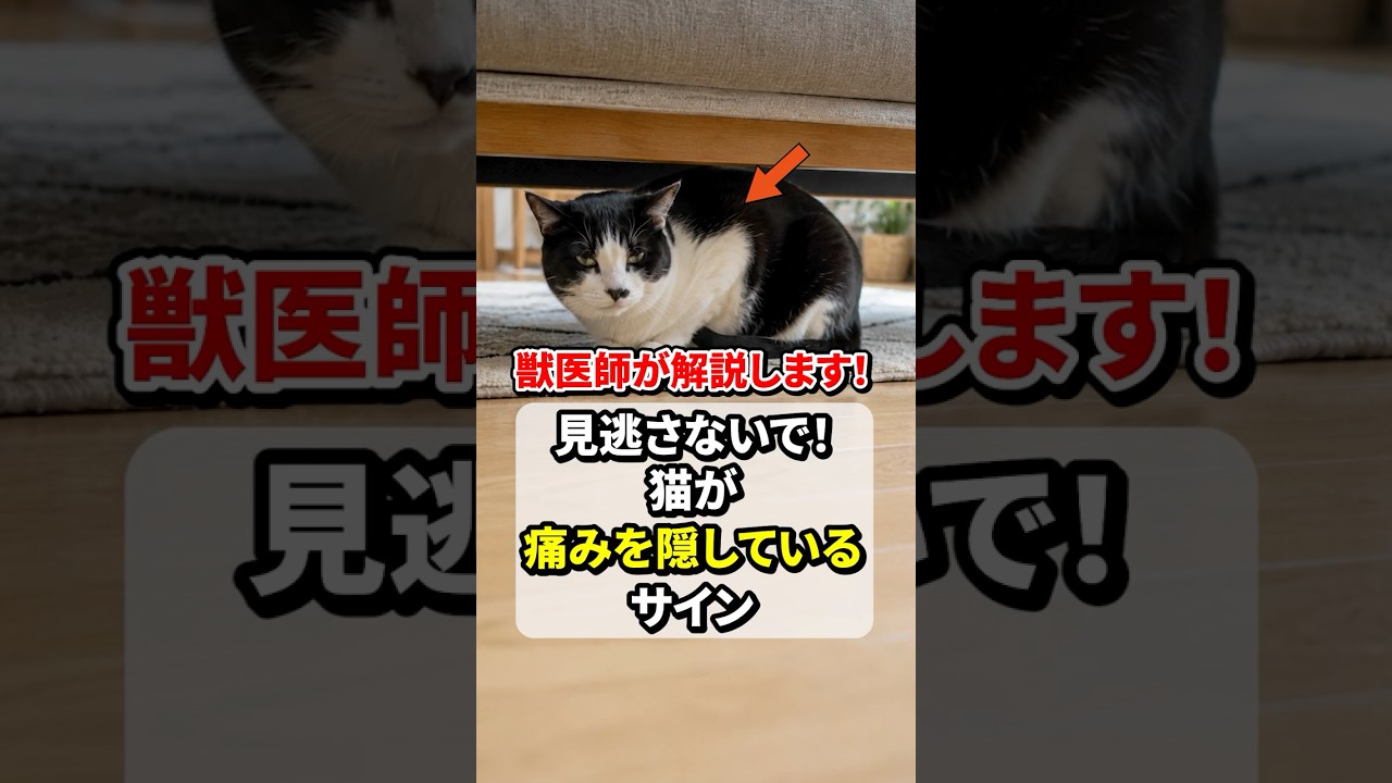 見逃さないで！猫が痛みを隠しているサイン