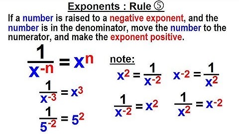 Algebra - Ch. 4: Exponents & Scientific Notation (7 of 35) Exponent Rule 5