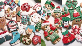 🎄90 Minutes Christmas Cookie Decorating~Satisfying Cookie Decorating with Royal Icing~Cookie Art