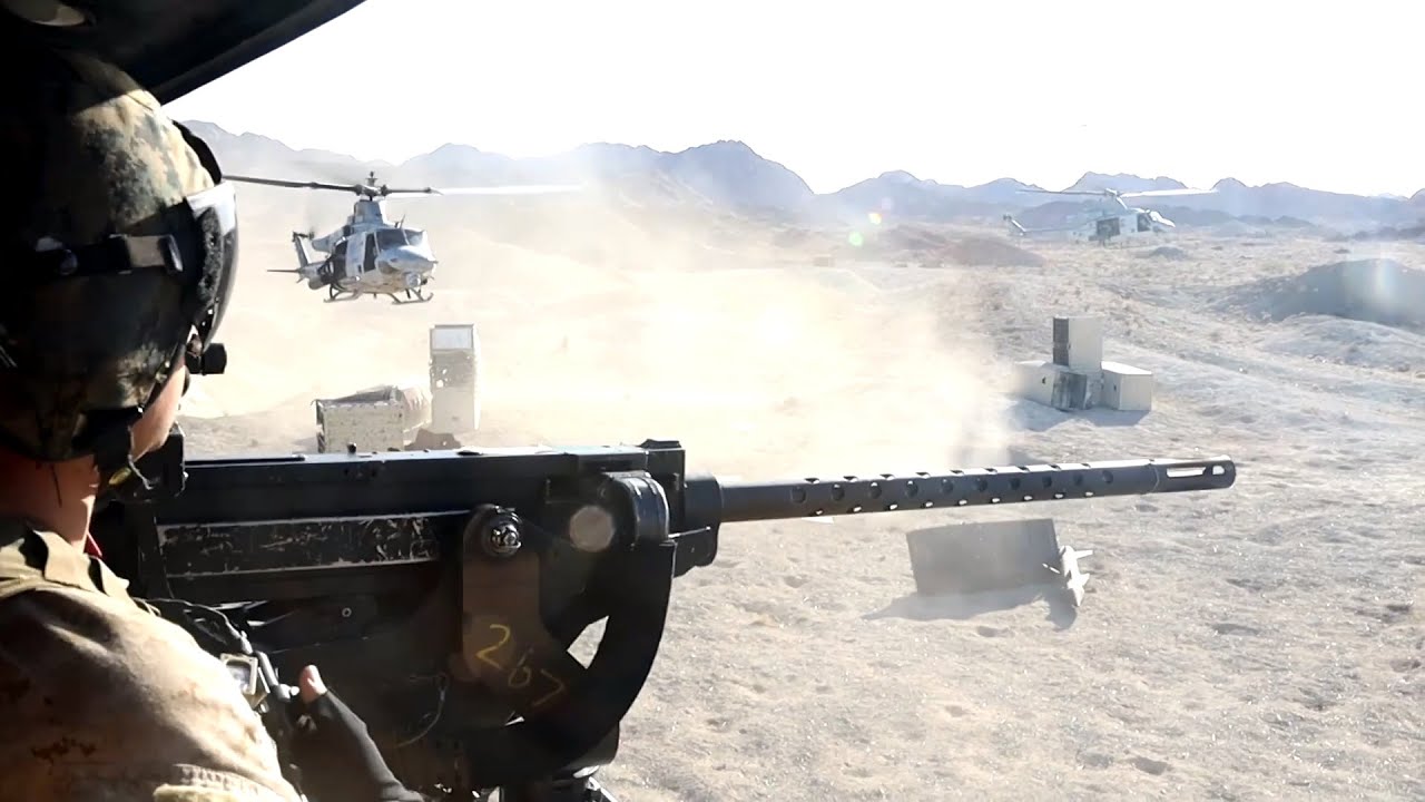 USMC Venom Crews Fire Guns - WTI 2-22