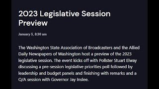 LIVE: 2023 Legislative Preview | January 5, 2023