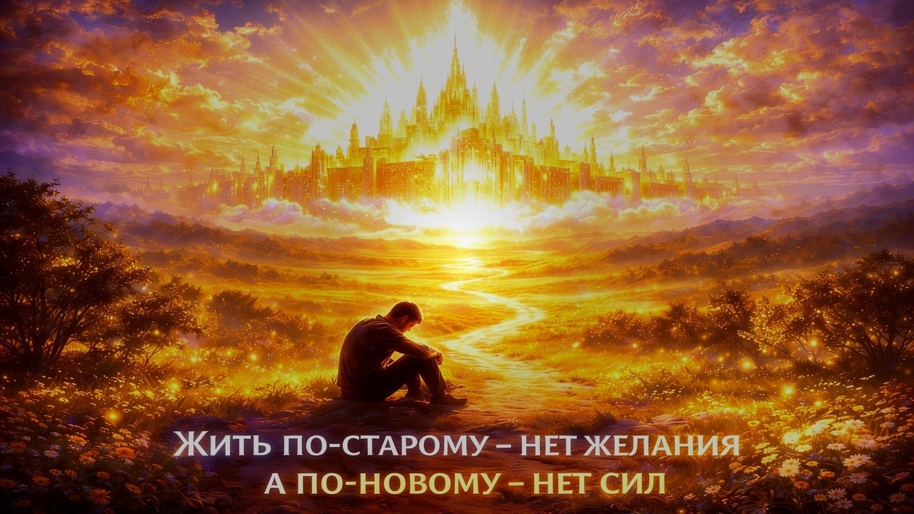 ЖИТЬ ПО-СТАРОМУ НЕТ ЖЕЛАНИЯ, А ПО-НОВОМУ — НЕТУ СИЛ