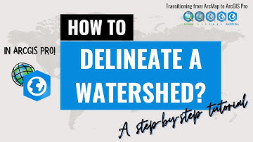 How to delineate watershed and stream network in ArcGIS Pro using Hydrology toolbox?