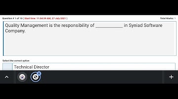 Quiz No 1 of CS625 2021