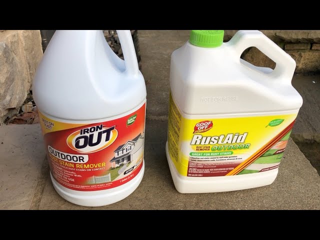 Review - Rust Stain Remover on Concrete 