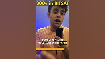 I scored 306 marks in BITSAT with this 🔥🤫🤐 #bitsat