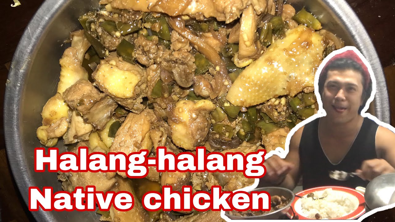 Buhay tambay | How to cook halang halang chicken - YouTube