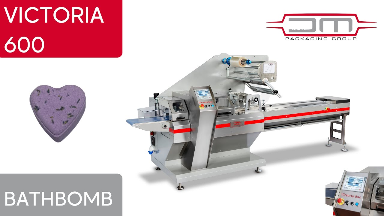 How Heart Bathbombs Are Packaged: Victoria 600 Workflow Demonstration