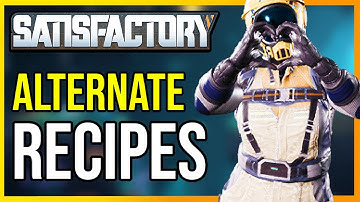 How to Get Alternate Recipes Satisfactory (Easy Guide)