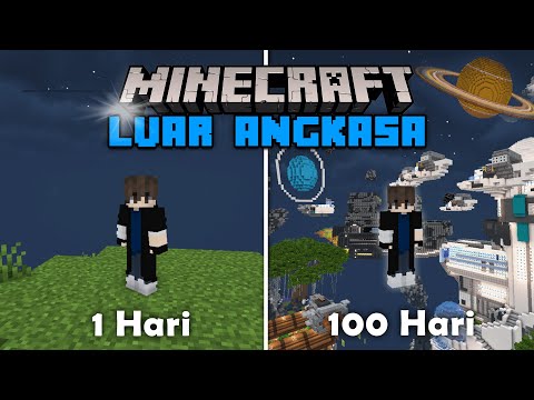 100 Days of Minecraft Skyblock in Space!