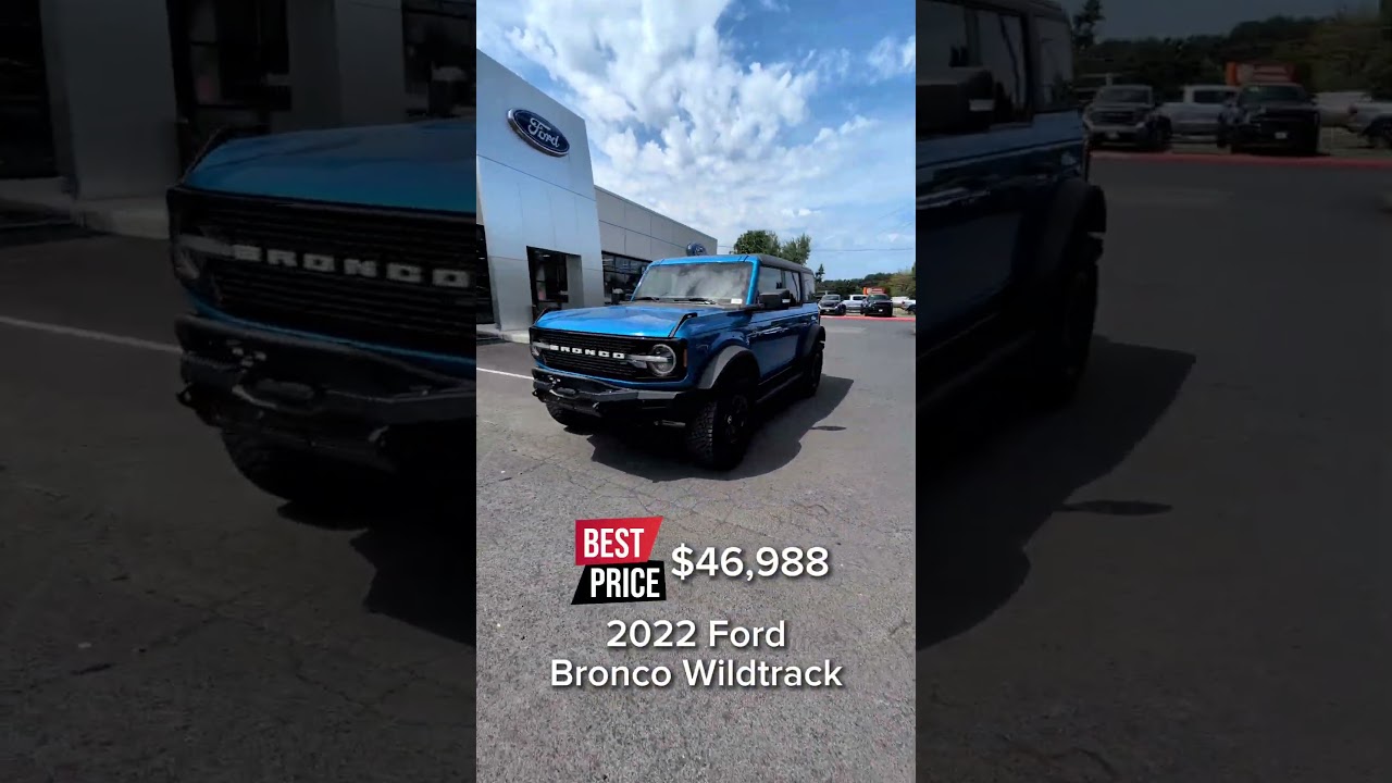 2022 Ford Bronco Wildtrack | Stock Number 255040P