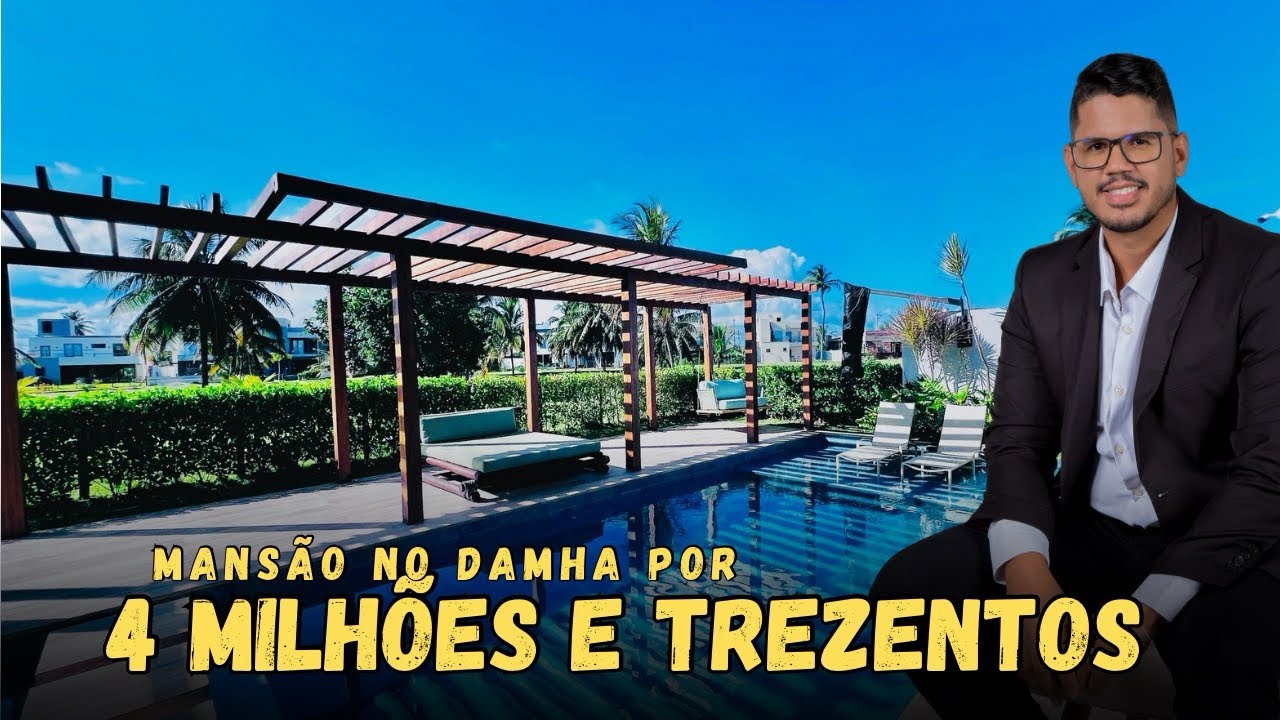 Mansão Mobiliada no Damha Sergipe, Aracaju, Sergipe.