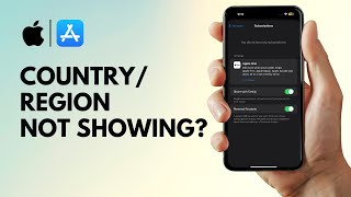 FIXED: Country/Region Option Not Showing in App Store (2025 GUIDE)