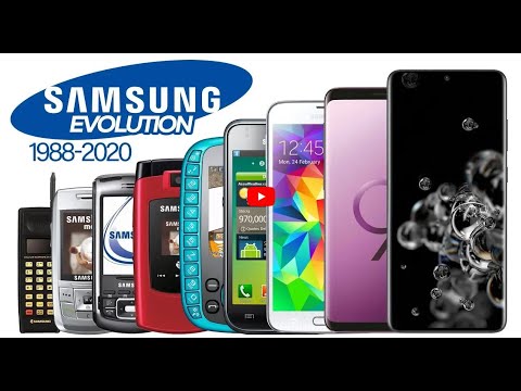 All Samsung Phones Evolution 1988 2020