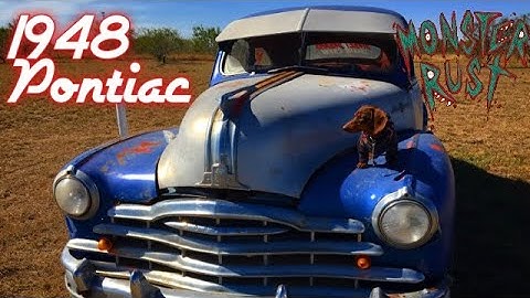 Will it Run Lost 1948 Rusty Pontiac rotting away  | Monster Rust