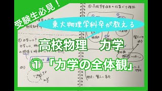 【高校物理】力学① 「力学の全体観」これから力学を学び始める方必見！　【理論解説編】