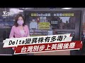 Delta變異有多毒? 台灣借鏡英國"戒慎恐懼"【TVBS說新聞】20210627