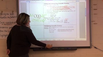 Operations with scientific notation part 2
