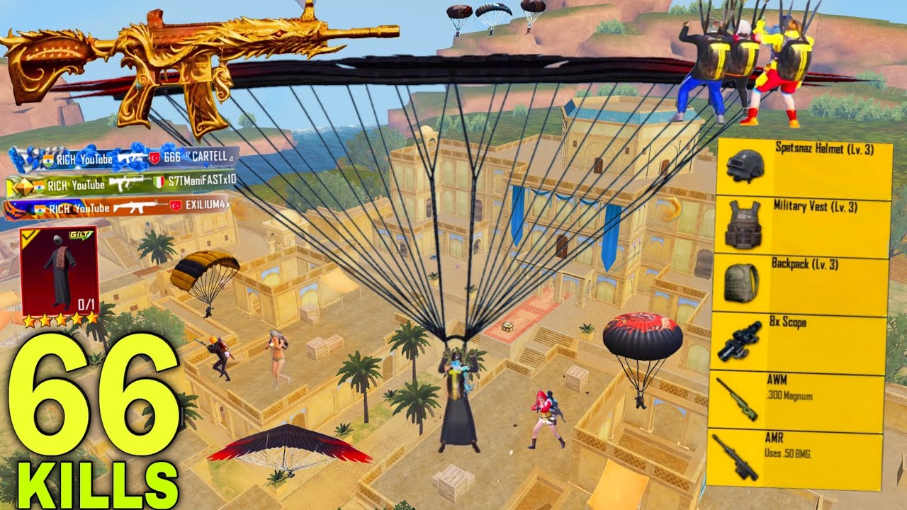 Wow!😍 NEW BEST LOOT GAMEPLAY with/ AWM+p90 🥵 Pubg Mobile