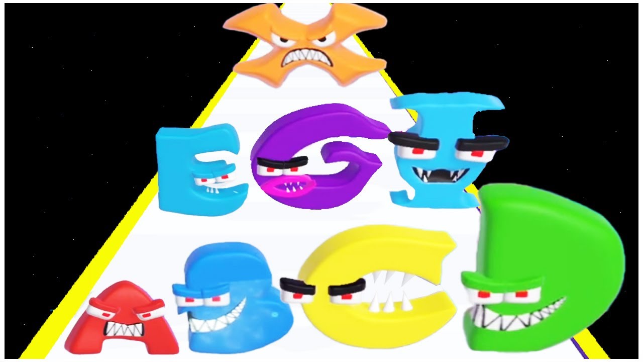 Alphabet Power Run Race - Gameplay Walkthrough - Levels 1-6