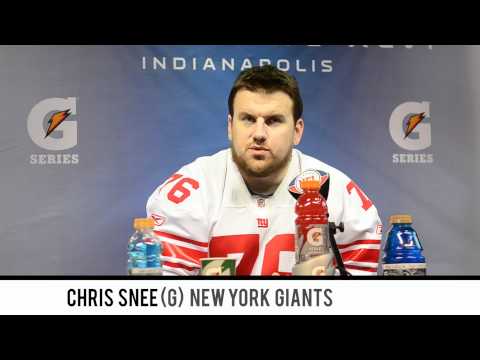 Giants guard Chris Snee Talks About Preparation fo...