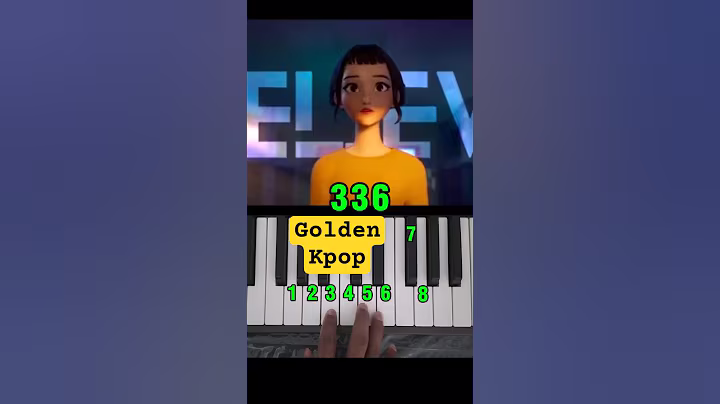 How to Play Golden  KPOP Demon Hunters | Easy Piano Tutorial #shorts  #kpop