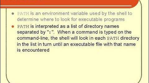 VTC Player   Unix Shell Fundamentals, Your PATH Pt 1