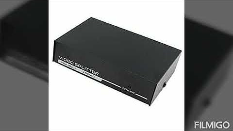 2 Port VGA Splitter (200MHz) for High Video