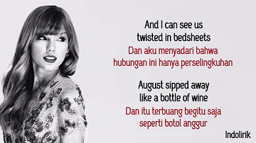 Taylor Swift - August | Lirik Lagu Terjemahan