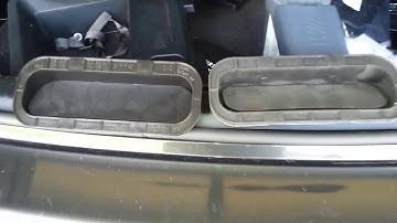 DIY: Lexus ISF IS250 IS350 rear duct vent replacement, RCF RC250 RC350 rear vent flap replacement