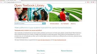 Introducing the Open Textbook Library