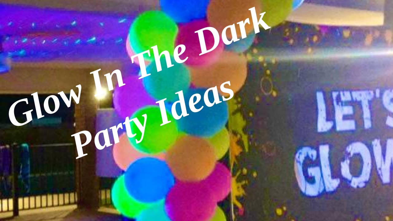 Glow In The Dark Party IdeasSweet Sixteen Birthday Party Ideas #cricutmade  #masks 