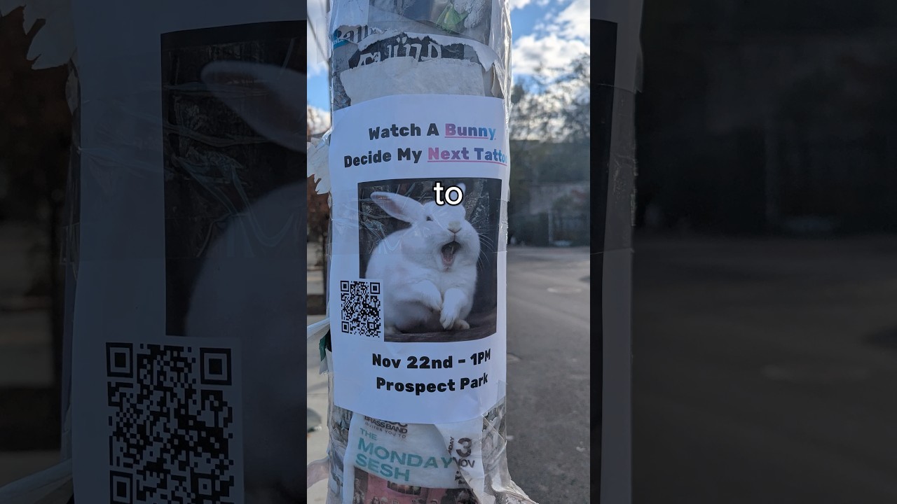 A bunny picked my tattoo.