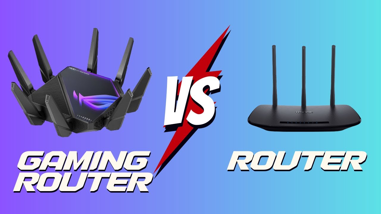 راوتر الالعاب اسطوري و لا خدعة ؟ Gaming router VS Normal router YouTube