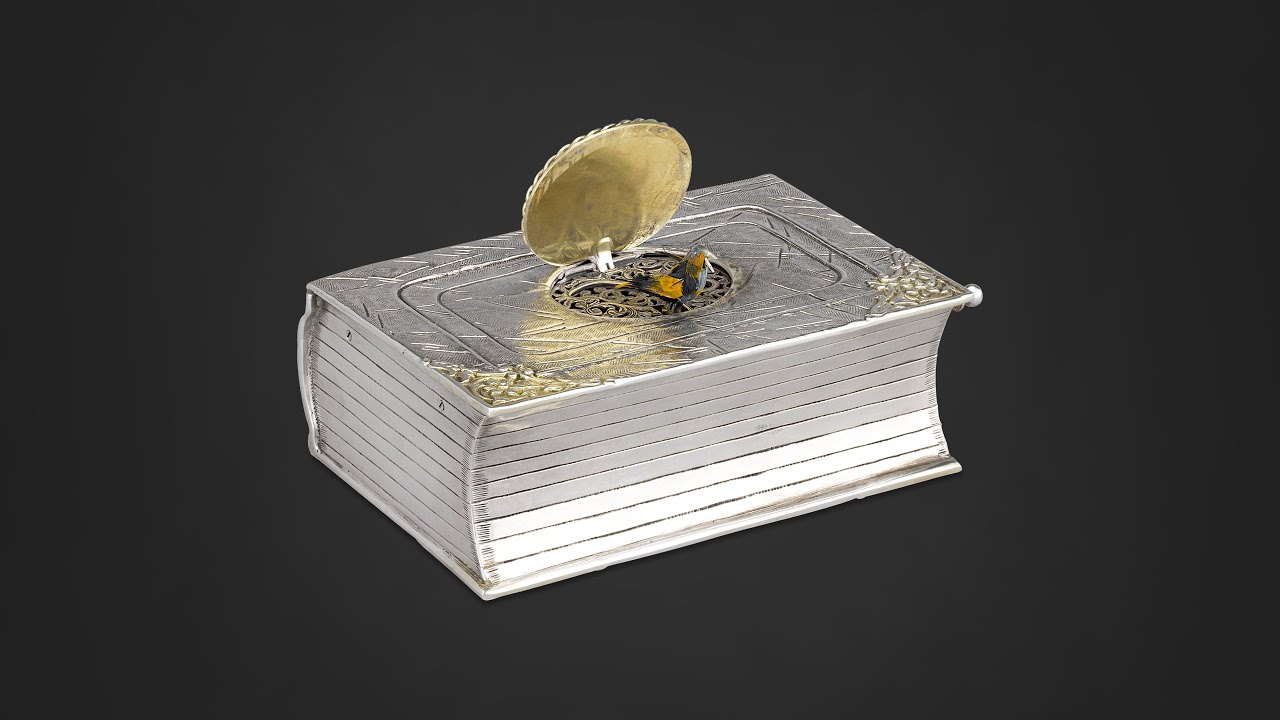 German Sterling Silver Bird Box | M.S. Rau