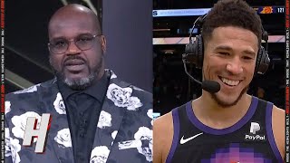 Devin Booker Joins Inside the NBA after Win over Nets, Postgame Interview