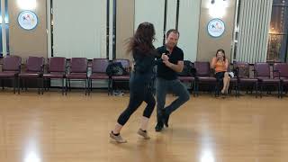 Intermediate Salsa Partnering Pattern taught Jan.-Feb.,  2020 PART 2