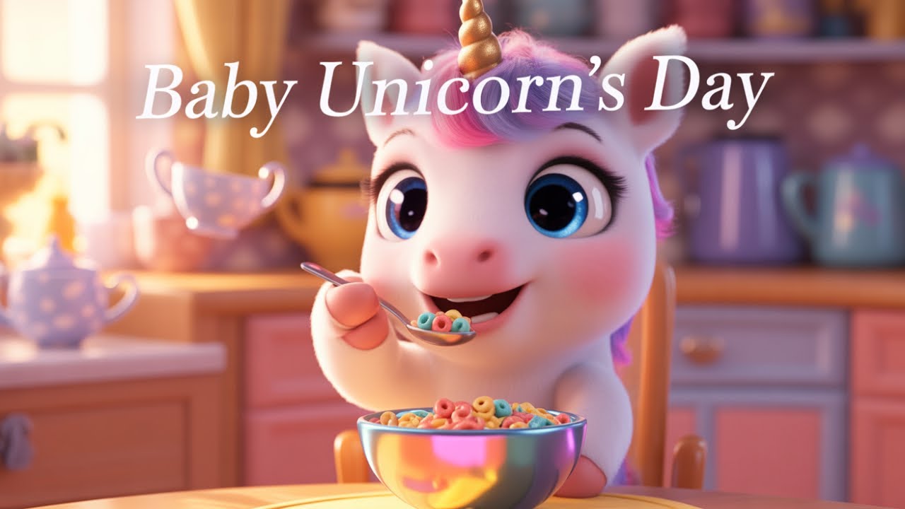 A Day in Baby Unicorn’s Life – Magical Morning and Rainbow Adventures| Nursery Rhymes