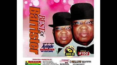 Aare Dr Sikiru Ayinde Barrister Live stage