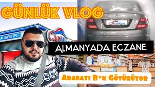 Almanya Günlük Vlog - Eczaneye Gittim ! Araba Yikadim ! Youtube Videolarina Geri Dönüs